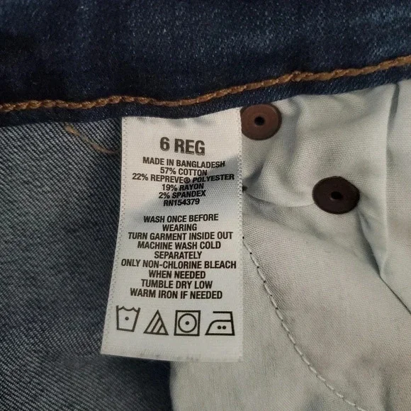 Aeropostale High Rise 6 Regular Jegging Jeans - Picture 6 of 8
